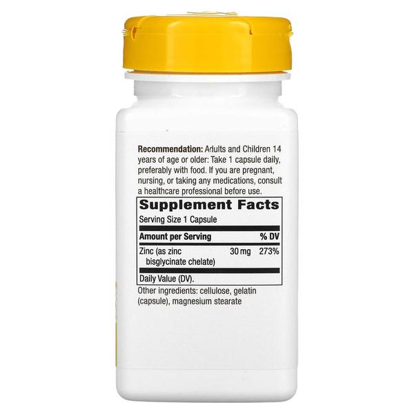 미국직구 Nature`s Way 네이처스웨이 징크 아연 킬레이트 30mg 100캡슐