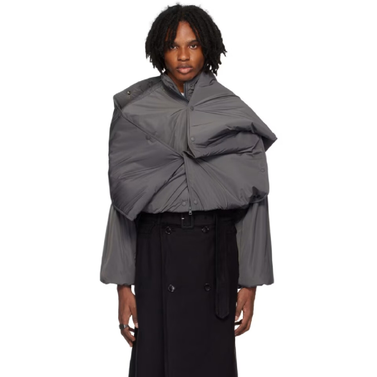 버버리 Embroidered cashmere blend scarf 8105925 C2205