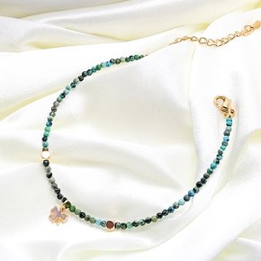 2mm 터키석 원석 팔찌