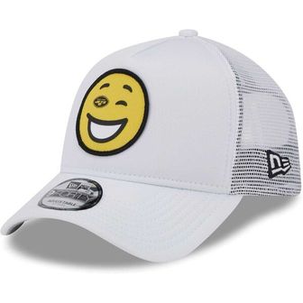 뉴에라 [해외] 1054378 NFL [뉴욕 제츠] Happy AFrame Trucker 9FORTY Hat White