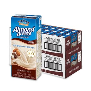 매일 아몬드브리즈 초콜릿 190ml 48팩/두유/음료/음료수