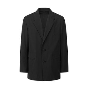 남성 테일러드 언컨싱글 자켓 BLACK