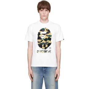 화이트 퍼스트 카모 티셔츠 001TEM801013M WHITExYELLOW 1069012