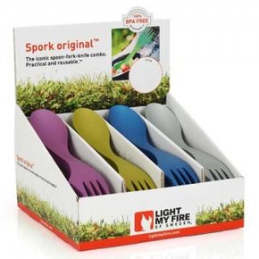 LIGHT MY FIRE 스포크 오리지널 피콕 4color mix 80pcs