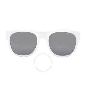 4825852 Armani Exchange Gray Mirrored Silver Square Mens Sunglasses