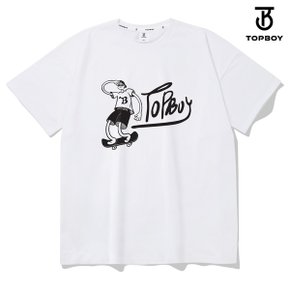 선글라스보더 반팔 티셔츠 (PTT1022)