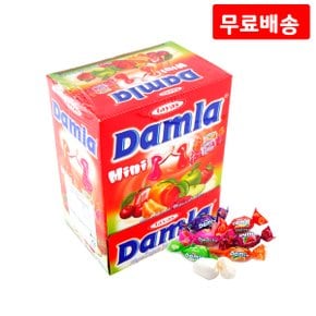 담라 어쏘티드 소프트캔디 2kg X 2 대용량 개별포장 사탕 간식 과자