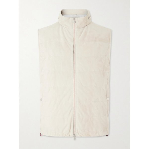 브루넬로쿠치넬리 후드 스웨이드 다운 조끼 46376663163115434