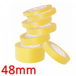 내열 마스킹 와시 테이프 48mm x 50M 고열 가열 종이테이프 도장테이프 페인트