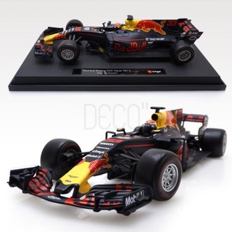 텐바이텐 1:18 RED BULL 레이싱카 TAG HEUER RB13 블랙 미니카 다이캐스트