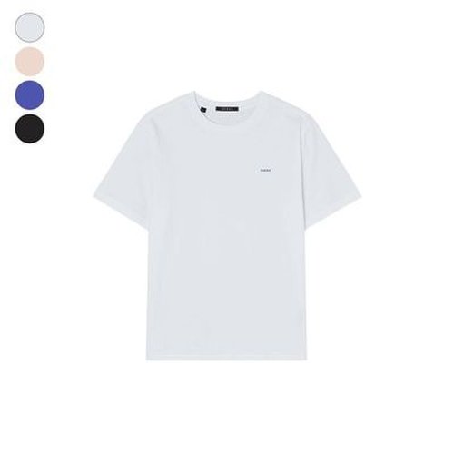 진 남성 라운드넥 로고 반팔티 남여공용 미니 로고 반팔티셔츠 NQ2K59