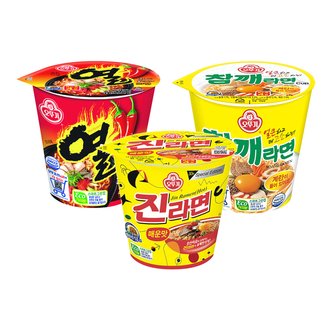  소컵 6컵씩 열라면+참깨라면+진라면 매운