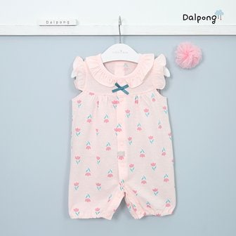 달퐁 달퐁프리다플라워나시우주복 (여름) 신생아우주복 유아 아기 선물