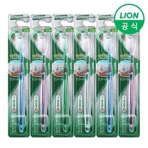 시스테마 클리닉 콤팩트 칫솔 6개 저자극 잇몸케어 고탄력 초극세모