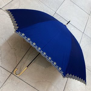 애슬릿 꽃 자수 튼튼한 암막 양산 장우산
