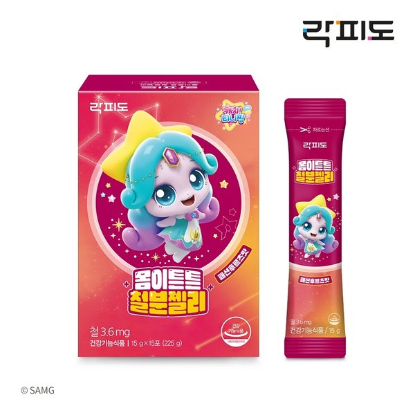 락피도 몸이튼튼 철분젤리(15gx15포) 1박스
