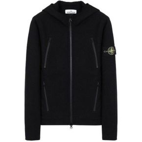 STONE ISLAND 스톤아일랜드 6915587A6 V0020 와펜패치 울 후드집업 네이비 남성 자켓 TJ 270675