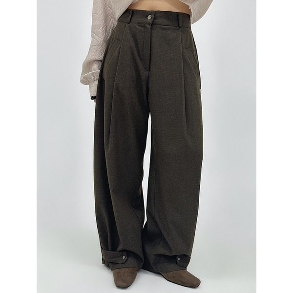 Button Hem Slacks (2C)