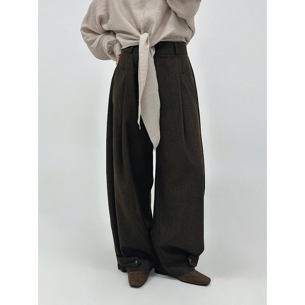 Button Hem Slacks (2C)
