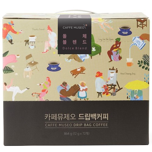 카페뮤제오 돌체 블렌드 드립백 72개입 (정상가 93,600원)