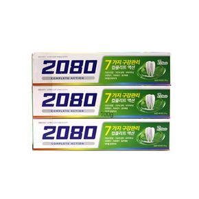 2080컴플리트액션허브민트향치약 120g 3입[35520015]