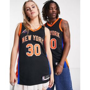 바스켓볼 NBA 뉴욕 닉스 유니폼 드라이핏 시티에디션 저지 블랙 649724