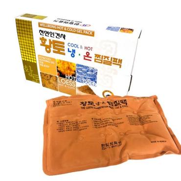 제이큐 한일의료기 자연인견사 황토 냉온 찜질팩 찜질기 X ( 2매입 )