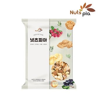 넛츠피아 믹스넛 세븐믹스 레벨업너트 1kg x 2봉 (리필형) 견과류 믹스너트