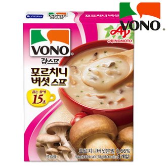 농심 보노 컵스프 버섯스프 x 1케이스(3개입) / 간편한아침식사