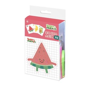 DIY 보석십자수 스티커 스윗 프랜즈 10x11 BST3-004