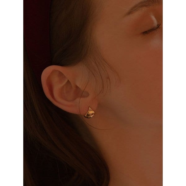 하프 볼 원터치 볼드 귀걸이