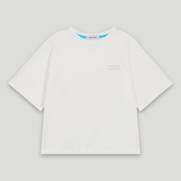 코데즈컴바인 1도 자수 크루넥티셔츠 (CKB-TS512W4)