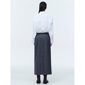 맥시 H 스커트  그레이 (KE6827M013)