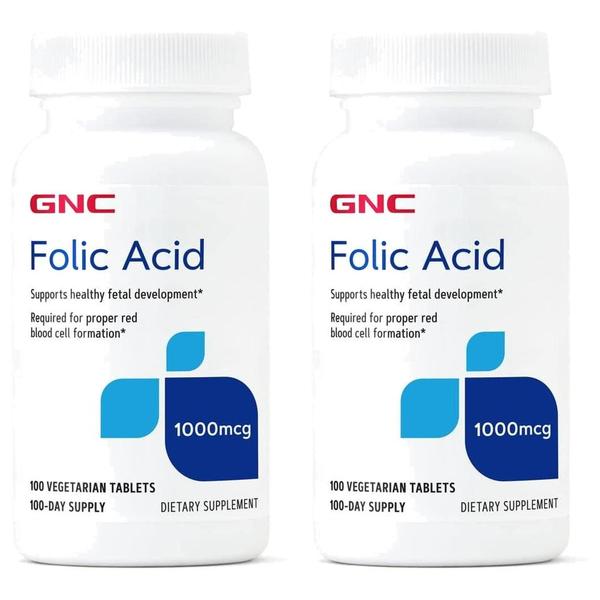 미국직구 GNC 지엔씨 엽산 1000mcg 100베지타블렛 2팩