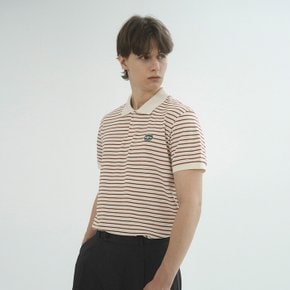 / [WTOP23011] WEEVER stripe pk T ver. men_brick