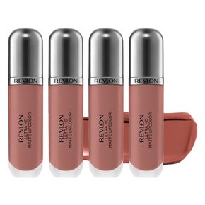 Revlon 레브론 매트 Ultra HD Matte Lipcolor Forever 645 4팩