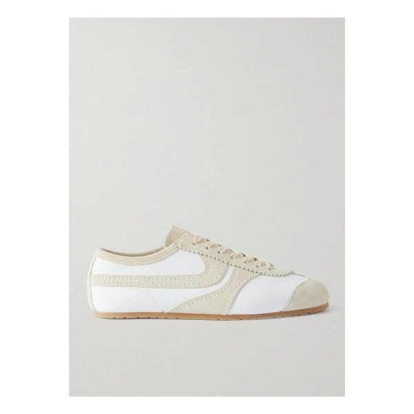 스웨이드 트림 가죽 스니커즈 46376663162930349