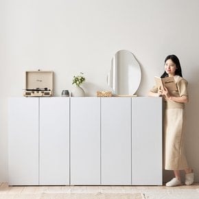 마인 슬림 키높은 수납장 800 진열 3단 선반 수납장
