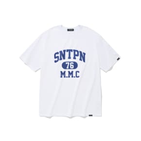 SP SNTPN LOGO T SHIRTS-WHITE BLUE