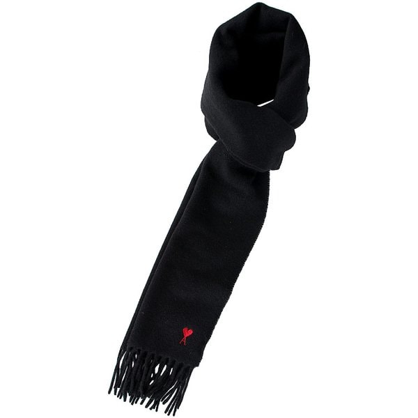 [시흥점] 25FW 하트로고 클래식 울 머플러 (USF405 334 001)