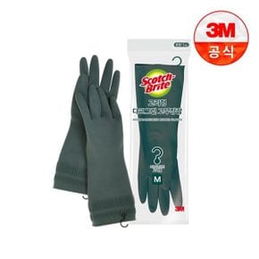 고리형 다크그린 고무장갑(중)