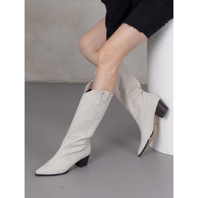 [리퍼브][235~250]Kate Western Midi Boots(4colors)