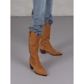 [리퍼브][235~250]Kate Western Midi Boots(4colors)