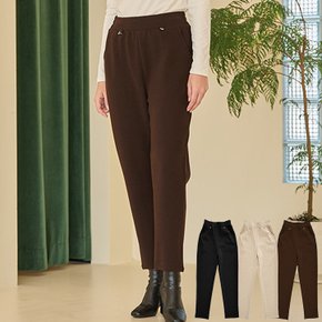 [3컬러] 모직 밴딩바지 울라이크 팬츠