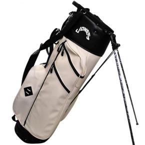 3198235 존스 JONES Trouper Stand Bag CreamBlack 캐디 백 Jones Golf Bags TA3253126