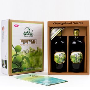 홍쌍리 매실청 청매실원 선물세트 3호 (700ml x 2개)