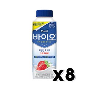 매일 바이오 드링킹요거트 스트로베리 유산균음료 250ml x 8개