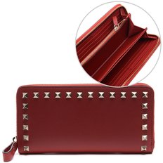 Garavani Womens Rockstud Continental Wallet MW0P0645 BOL 0RO