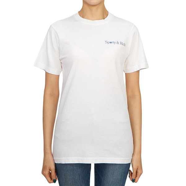 [부산점] 스크래치 반팔티셔츠 TS871WH WHITE (남여공용)