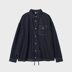 STRING DENIM SHIRT [3 COLOR]